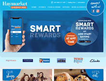 Tablet Screenshot of haymarketshoppingcentre.com